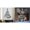 White 1PCS & black 1PCS, variant on Christmas Window Clings Stickers Christmas Wall Decals Winter Merry Christmas Tree Window Decals for Xmas Party Home Holiday Shop Glass Display Decoration