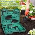 thumbnail image 4 of 10Pcs Green Gardening Tools Set With Organizer Case, Including Digging Weeder, Rake, Shovel, Sprayer, Multifunctional Gardening Kit, Best Gifts For Gardening Enthusiasts, 4 of 12