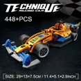 thumbnail image 2 of Bloques de construcción al Speed Race para niños y adultos, juguete de ladrillos para armar coche de Fórmula F1, ideal para regalo, código 448, piezas, 2 of 5