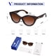 thumbnail image 5 of Gafas de Sol VANLINKER Retro Ojo de Gato Polarizadas VL9845 para Mujer, 5 of 5