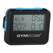 Gymboss Interval Timer And Stopwatch Blackblue Softcoat