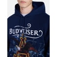 thumbnail image 4 of Budweiser Men's and Big Men's Graphic Fleece Hoodie, Sizes XS-3XL, 4 of 5