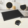 thumbnail image 4 of Unique Bargains Heat Resistant Silicone Mat for Kitchen Counter Black, 4 of 6