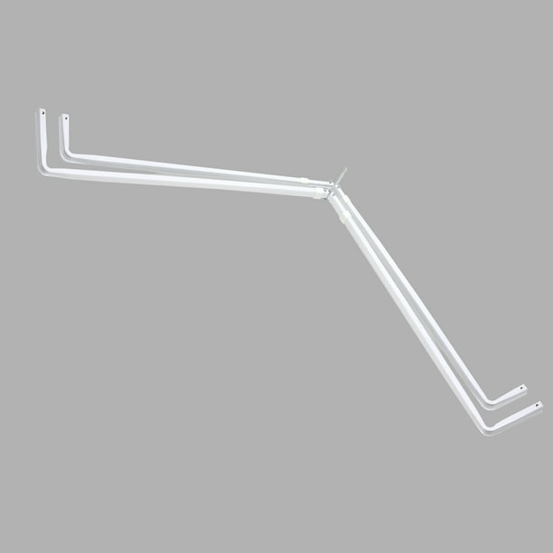 Domovina Lockseam Corner Window Double Curtain Rod