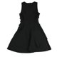 thumbnail image 2 of Vestido ajustado y acampanado bar III con cordones para mujer negro extragrande, 2 of 2