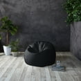 thumbnail image 5 of Sorra Home  Bean Bag Chair - 30 x 30 x 20 inches Black, 5 of 5