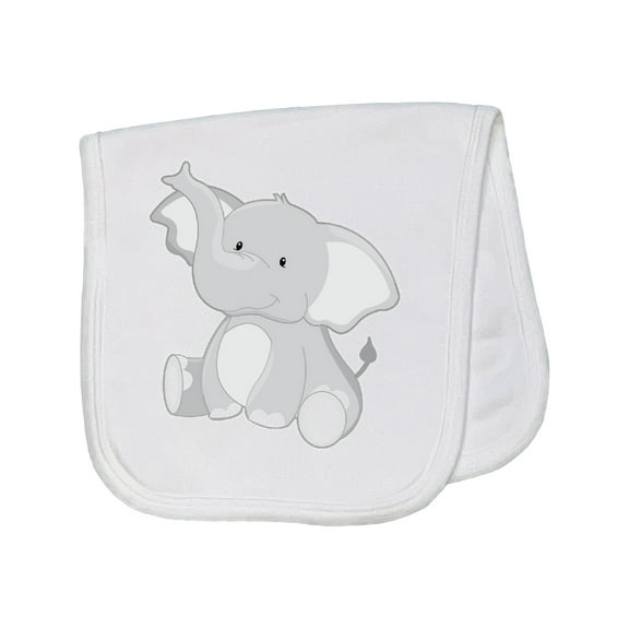 Inktastic Elephant Baby Burp Cloth