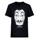 thumbnail image 1 of La Casa de Papel - Camiseta con Careta para Adultos Unisex (Negro), 1 of 2