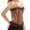 Brown, variant on Grebrafan Gothic Corset Tops Women Wedding Bustiers Bride White 3XL