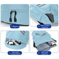 thumbnail image 4 of Large Capacity Outdoor Fitness Workout Water Proof Backpack Wholesale Drawstring Leisure Fashion Shoulder Bag, 4 of 6