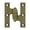 Antique Brass, variant on Deltana OK2520U3-R 2-1/2" X 2" Solid Brass Right Hand Olive Knuckle Hinge - Brass