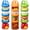 Blue & Green & Orange, variant on Blue Stackable Snack 31oz | Portable Food Storage Containers for Snacks Formula Powder Drinks and Travel, Twist Lock System Airtight Leak-proof BPA Free