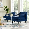 thumbnail image 5 of Modway Concur Living Room Set Performance Velvet Set of 2 in Navy, 5 of 5