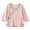 Pink, variant on Womens Hanfu Style Blouse 3/4 Sleeve V-Neck Embroidered Tee Button Retro Wrap Casual Summer Tops for Women