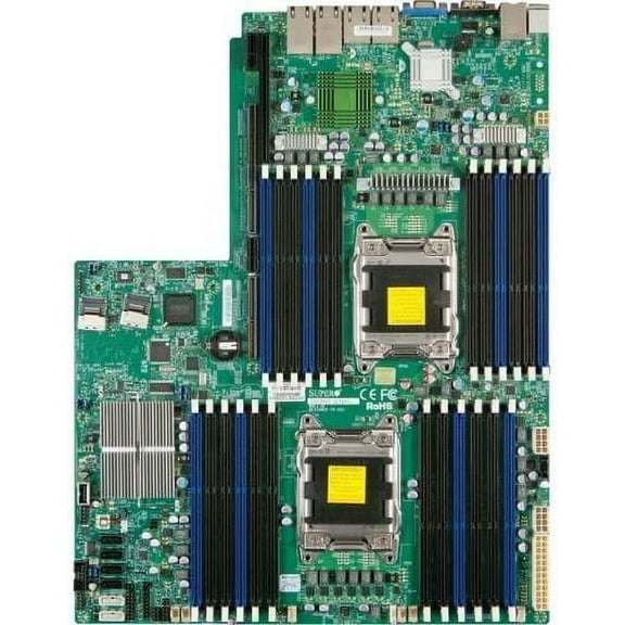 Supermicro Motherboard MBD-X9DRW-3TFB LGA2011 C606 DDR3 PCI Express SATA 6Gb/s WIO Brown Box