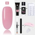 thumbnail image 3 of 7PCS Poly Extension Nail Gel Kit All For Manicure Set Fast Building Gel  Polish, 3 of 5