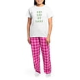 thumbnail image 4 of CafePress - Get Off My Lawn Women's Light Pajamas - Women's Short Sleeve Print T-Shirt and Pants Light Cotton Pajama Set, 4 of 7
