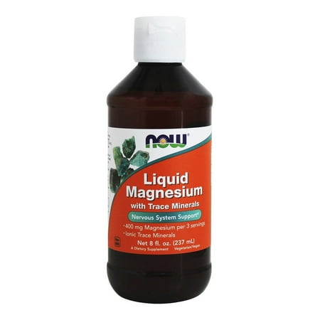 NOW Foods - Liquid Magnesium with Trace Minerals - 8 fl.