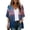 Dark Blue, variant on American Flag Lightweight Cardigans for Women Red White Blue Half Sleeve Independence Day Kimono Cover Ups Summer Tops Blue L