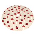 thumbnail image 5 of Cauagu 36" Christmas Tree Skirt Ladybug With Mushroom Pattern Christmas Tree Decorations Tree Mat for Xmas Decorations Occasion Holiday Home Decor -36", 5 of 7