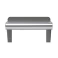 thumbnail image 2 of AmGood 6 in. x 16 in. Stainless Steel Wall Shelf | NSF Certified | Appliance & Equipment Metal Shelving | Kitchen, Restaurant, Garage, Laundry, Utility Room, 2 of 8