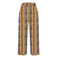 thumbnail image 5 of Jxximdong Pants for Women Women's Linen Printed Fashionable Simple Casual Loose Pants Pink XXXL Trousers, 5 of 5