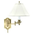 thumbnail image 2 of House Of Troy CL225-OB Club Collection Wall Sconce with Swinging Lamp, Oil Rubbed Bronze with Off White Soft Shade Oil-rubbed Bronze, 2 of 2