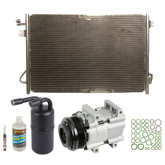 A/C Kit w/ AC Compressor Condenser Drier For Ford Mustang 4.0L V6 2007 2008 2009 S197 - BuyAutoParts