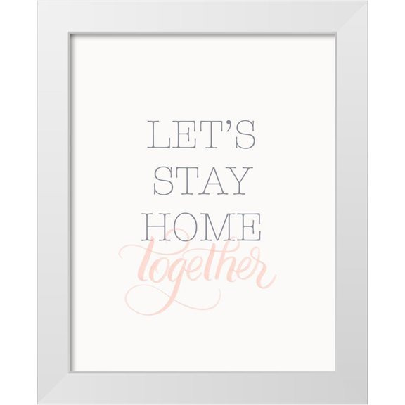 Batista, Dee 15x18 White Modern Wood Framed Museum Art Print Titled - Home Together