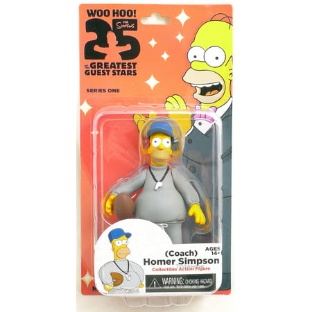 Homer Simpson Action Figure Coach Greatest Guest Stars Series 1