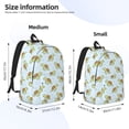 thumbnail image 2 of Balery Cartoon Sea Turtle Mochila Clásica Impresa Básica para Viaje, Mochila Escolar Resistente al Agua, Mochila de Lona con Correas Ajustables-Medium, 2 of 5