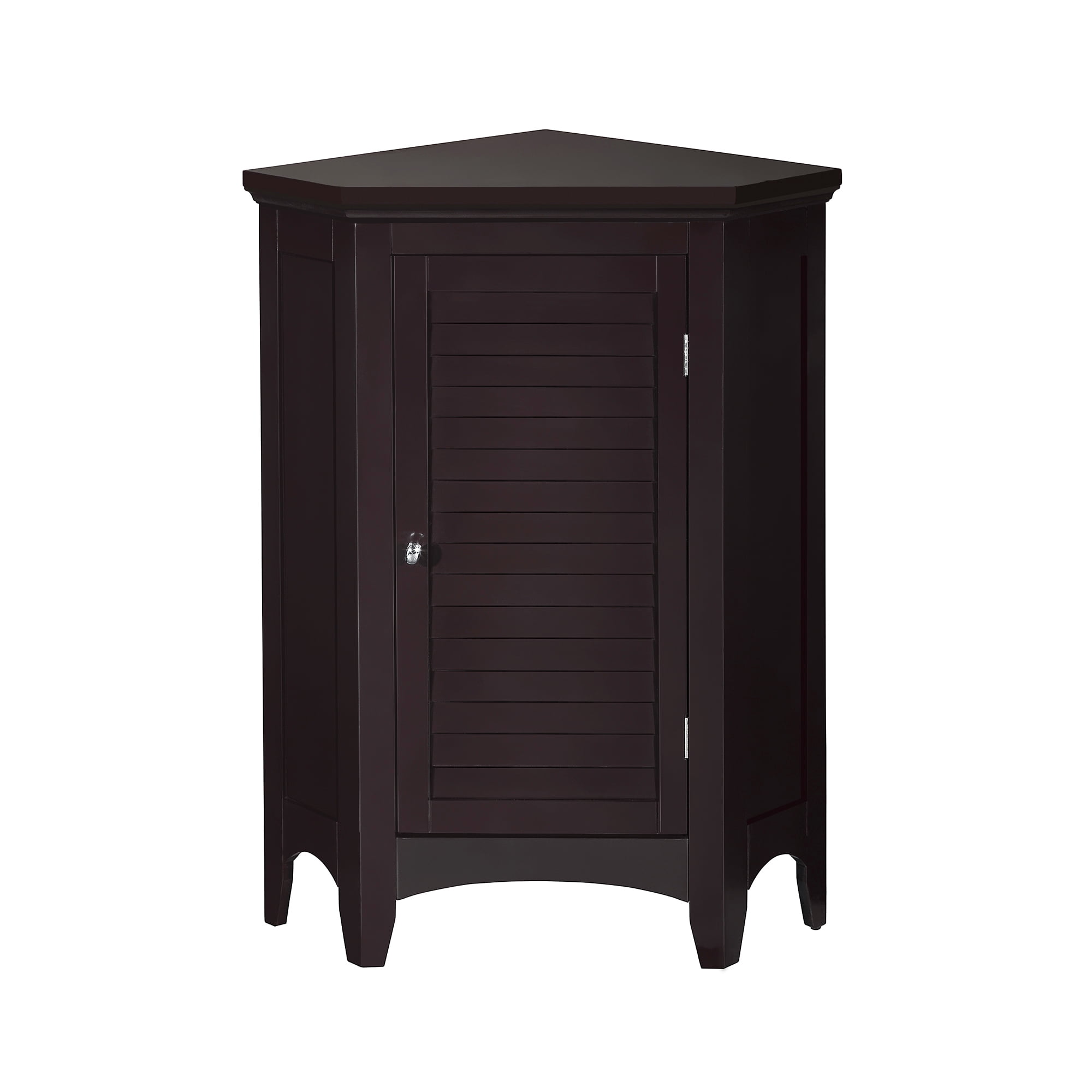 Elegant Home Fashions ELG-587 Slone Corner Wall Cabinet with 1 Shutter Door 