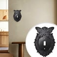 thumbnail image 2 of 3D Butterfly Light Switch Cover, Black Vintage Ornate Single Toggle Wall Plate, 2 of 5