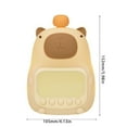 thumbnail image 5 of Yammee Multifunction Cute Capybara Desk Night Light with Alarm Clock 1500mAh USB Rechargeable Snooze Function Sleep Trainer, 5 of 10