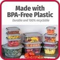 thumbnail image 3 of GoodCook EveryWare Ensemble de 60 Contenants de Rangement pour Aliments en Plastique Sans BPA, Transparent/gris, 3 of 7