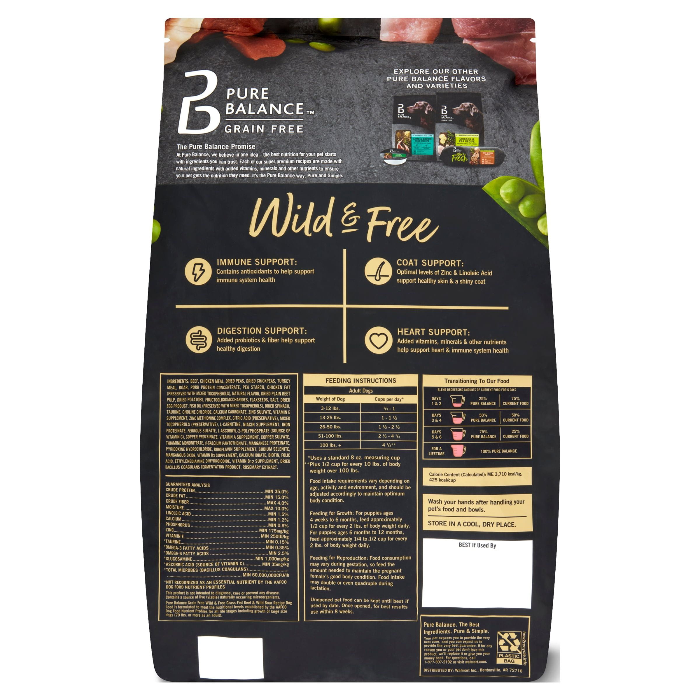 Wild and free clearance pure balance dog food