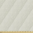 thumbnail image 1 of Neutral Color Fabric by the Yard, Interpretation of Diagonal Elements Graphic Pieces Strips in Monochrome, Upholstery Fabric for Dining Chairs Home Decor Accents, Dust and Coconut by Ambesonne, 1 of 5