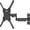 Black, variant on Full Motion TV Wall Mount| Articulating Arm with 19" of Extension| Up to 135° Swivel| Easy Tilt Design| 5" Offset| VESA Compatible TV Bracket| Heavy-Duty Steel
