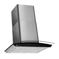 thumbnail image 1 of Campana de cocina 60 cm de pared cristal curvo y acero Inoxidable Fline Tromso 60, 1 of 6