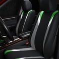 thumbnail image 3 of FH Group Premium Modernistic Universal Seat Covers Fit For Car Truck SUV Van - Green Front Seats, 3 of 7