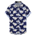 thumbnail image 4 of COSFO Button Up Shirt Men Short Sleeve Beach Summer Hawaiian Shirts Casual Vacation Collared Tropical Classic Fit Tops, 4 of 7