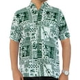 thumbnail image 4 of HAPPY BAY Men's Holiday Tropical Party Aloha Shirts Short Sleeve Button Down Beach Hawaiian Shirt for Men 3XL Tropical, White, 4 of 4