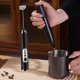 thumbnail image 4 of melotizhi Milk Frother Handheld Rechargeable Milk Frother Beverage Mixer Mixer For Coffee Detachable Equipped With 2 Stainless Mixers Manual Mixer For Latte Cappuccino, Black, 4 of 9