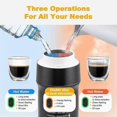 thumbnail image 3 of Portable Electric Espresso Machine Ground Coffee & Capsule Coffee Maker, 7500mAh Cold Brew & Self-Heating Coffee Maker for Camping & Office 26-27s, 3 of 5