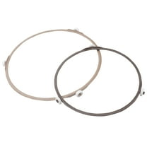 IBASETOY 2Pcs Microwave Tray Ring Plastic Flame-Resistant Assorted Kitchen Use