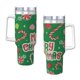 thumbnail image 3 of Regalos personalizados de Feliz Navidad para vasos de 40 oz con asa y pajita - Taza de café de viaje de acero inoxidable con tapa - Regalos ideales para mujeres, niñas y niños en cumpleaños y Navidad, 3 of 8