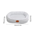 thumbnail image 3 of Cififendec All Season Pet Sofa Bed, 15.74", Breathable Cool Surface Nest Cushion for Small Medium Dog Cat Indoor Comfort Sleeping Mat, 3 of 5