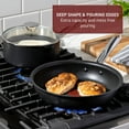 thumbnail image 4 of T-fal Cook & Strain Non-stick, 3 Quart Saucepan with Lid, Black, 4 of 9