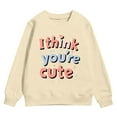 thumbnail image 4 of My First Valentines Day Baby Girl Outfit Crew Neck Sweatshirt Lover Heart Letter Print Long Sleeve Pullover Girls Sweaters for Kids 2-3 Years, 4 of 4