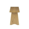 thumbnail image 6 of Linon Kasey Backless Dining Bench with Storage, Honey, 6 of 18